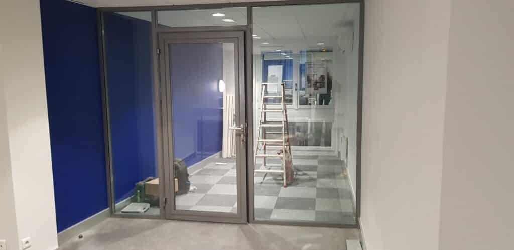 Menuiserie cadre aluminium